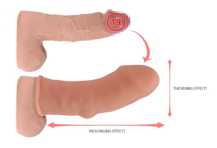 Penis enlargement with nozzle